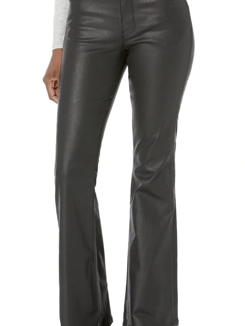 KUT from the Kloth Ana High-Rise Fab Ab Flare-Baby All Over- Coated - Picture 1 of 4